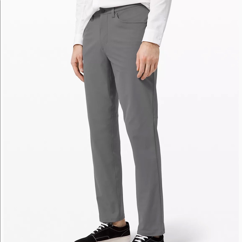 Lululemon ABC Classic Pant 32”L Sz33 Asphalt Gray